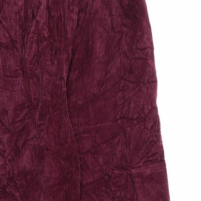 Womens UK Size 8 ASOS Regular Fit  Red Trousers