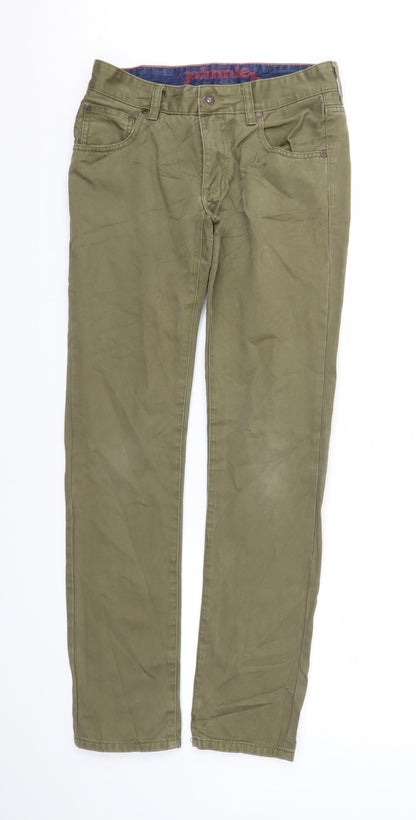 johnnieb  Mens Green   Skinny Jeans Size 28 L32 in