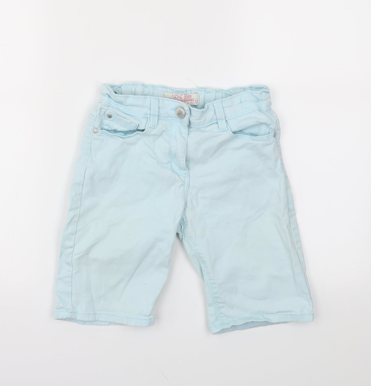 I LOVE DENIM  Girls Blue   Cut-Off Shorts Size 10 Years