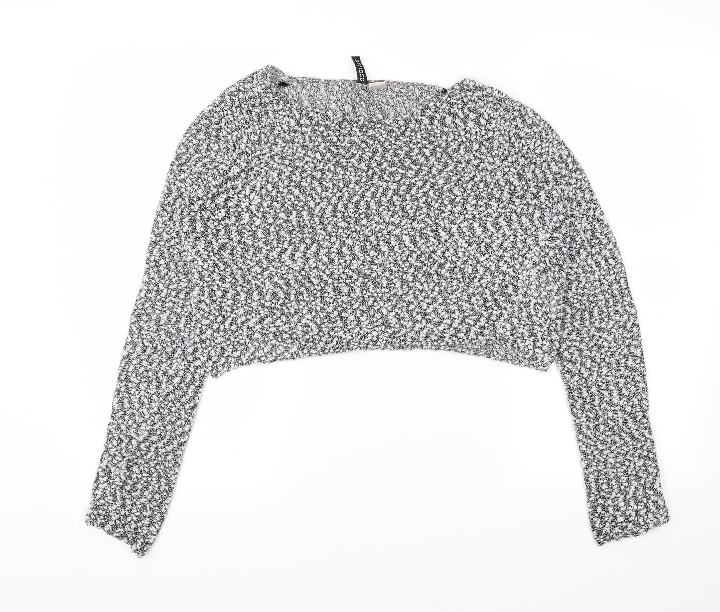 Womens UK Size M H&M Grey Basic T-Shirt