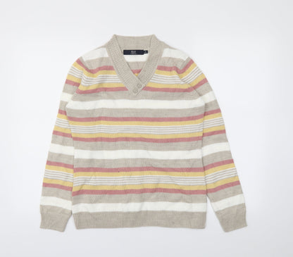 Womens UK Size S Isle Essentials Multicoloured Basic T-Shirt