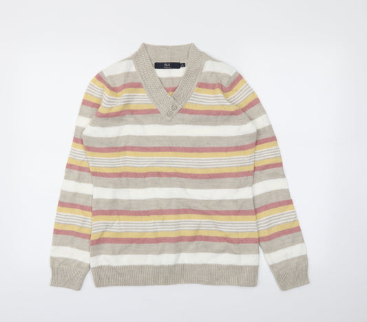 Womens UK Size S Isle Essentials Multicoloured Basic T-Shirt