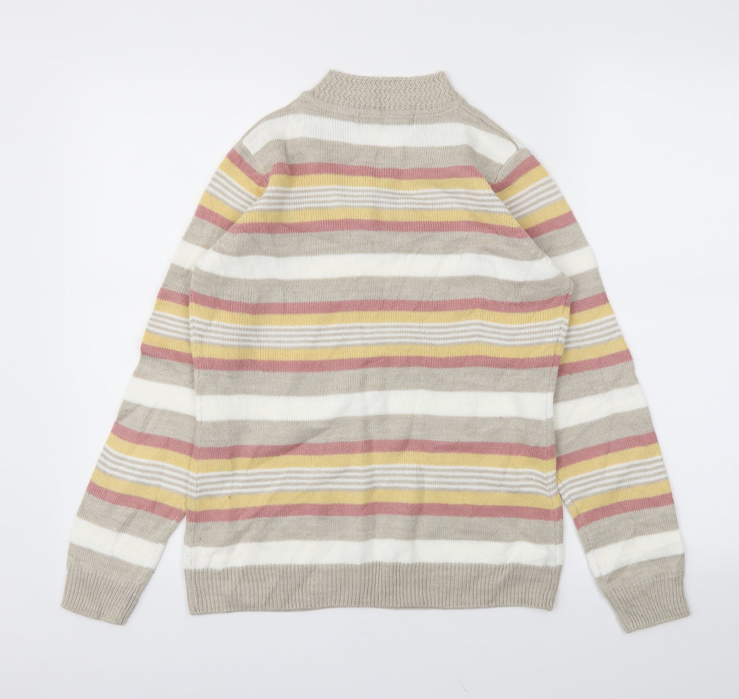 Womens UK Size S Isle Essentials Multicoloured Basic T-Shirt