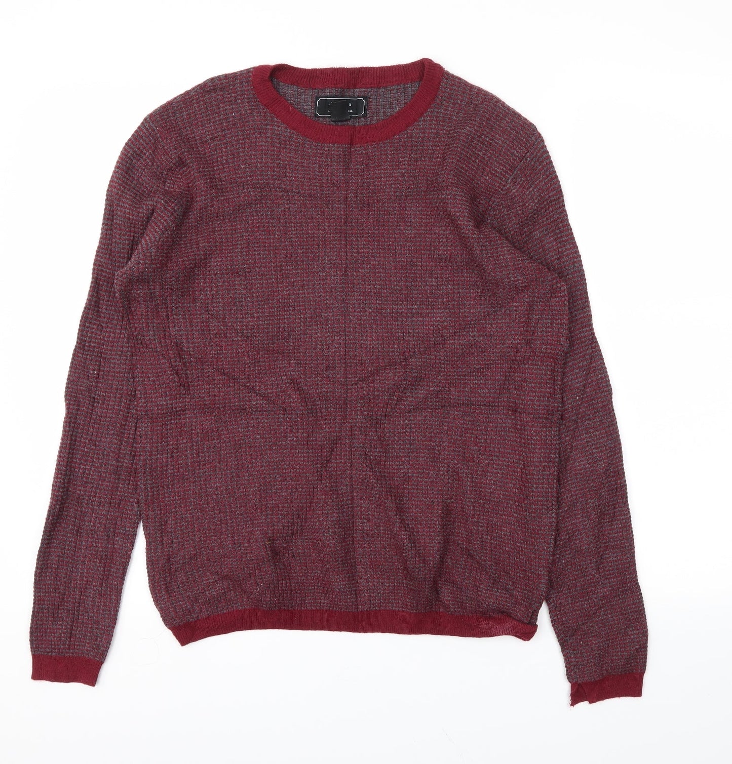 21 MEN Mens Red   Pullover Sweatshirt Size S