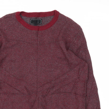 21 MEN Mens Red   Pullover Sweatshirt Size S
