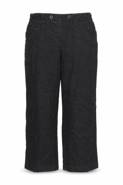 Marks & Spencer Womens Black Houndstooth  Trousers  Size 14 L20 in