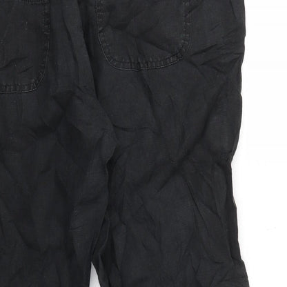 Womens UK Size 14 M&S Regular Fit  Black Trousers