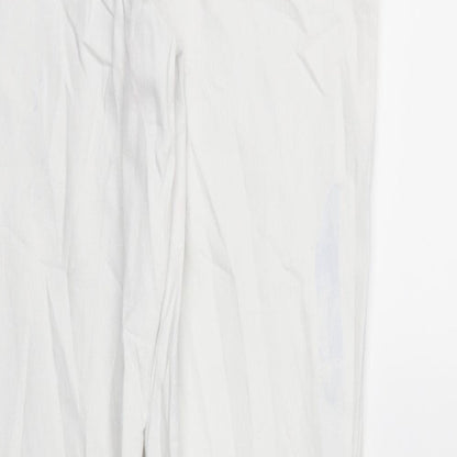 Womens UK Size 14 Oui Relaxed Fit Skinny White Jeans