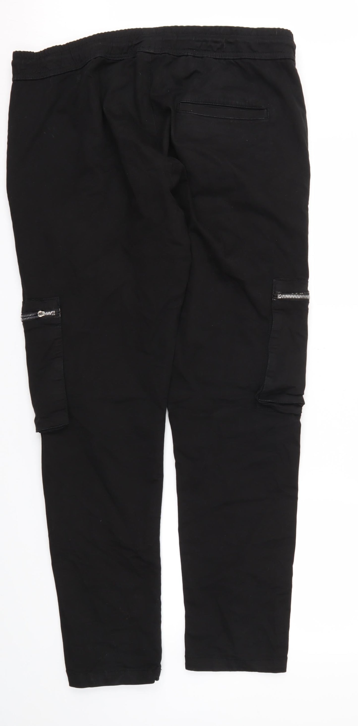 Womens UK Size 36 Brave Soul Regular Fit  Black Trousers