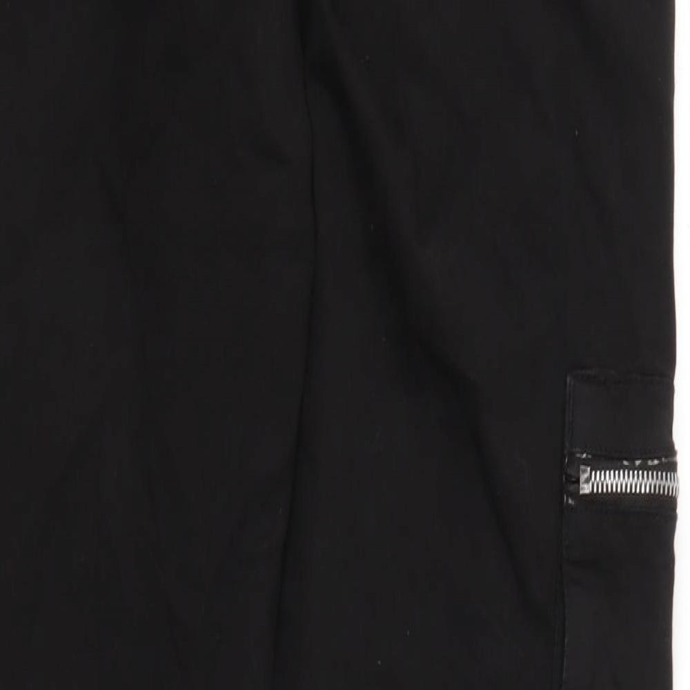 Womens UK Size 36 Brave Soul Regular Fit  Black Trousers