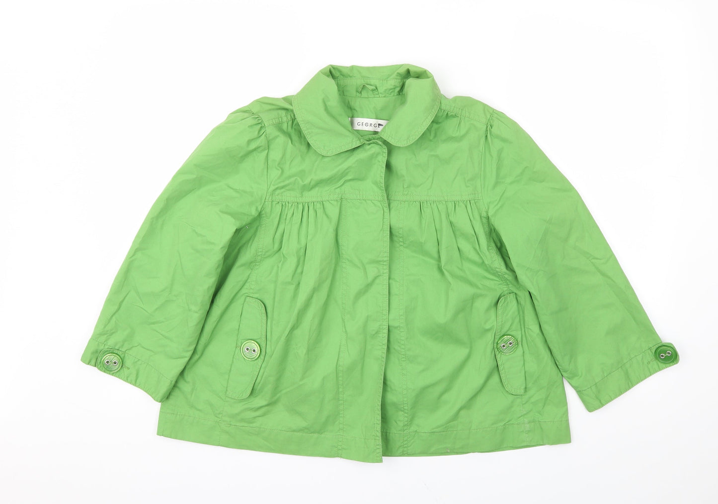 George Womens Green   Jacket Coat Size 10