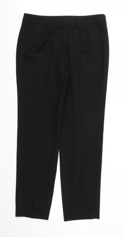 Womens UK Size 12 Papaya Regular Fit  Black Trousers