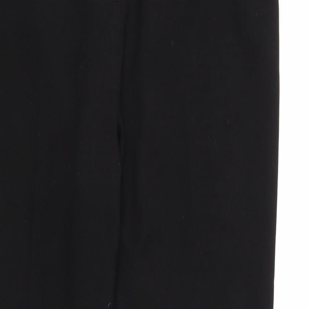 Womens UK Size 12 Papaya Regular Fit  Black Trousers
