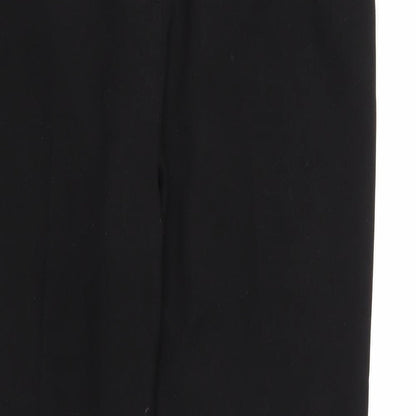 Womens UK Size 12 Papaya Regular Fit  Black Trousers