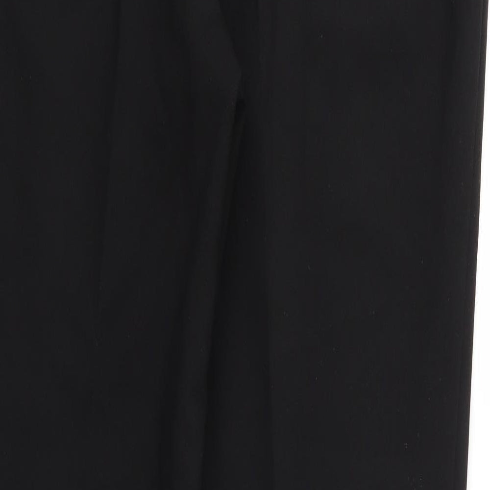 Womens UK Size 12 Papaya Regular Fit  Black Trousers
