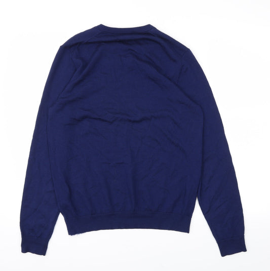 Mens UK Size M M&S Blue Pullover Sweatshirt