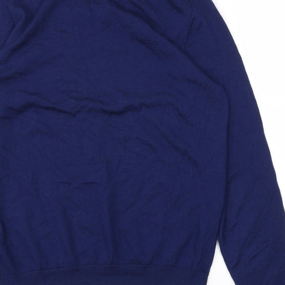 Mens UK Size M M&S Blue Pullover Sweatshirt