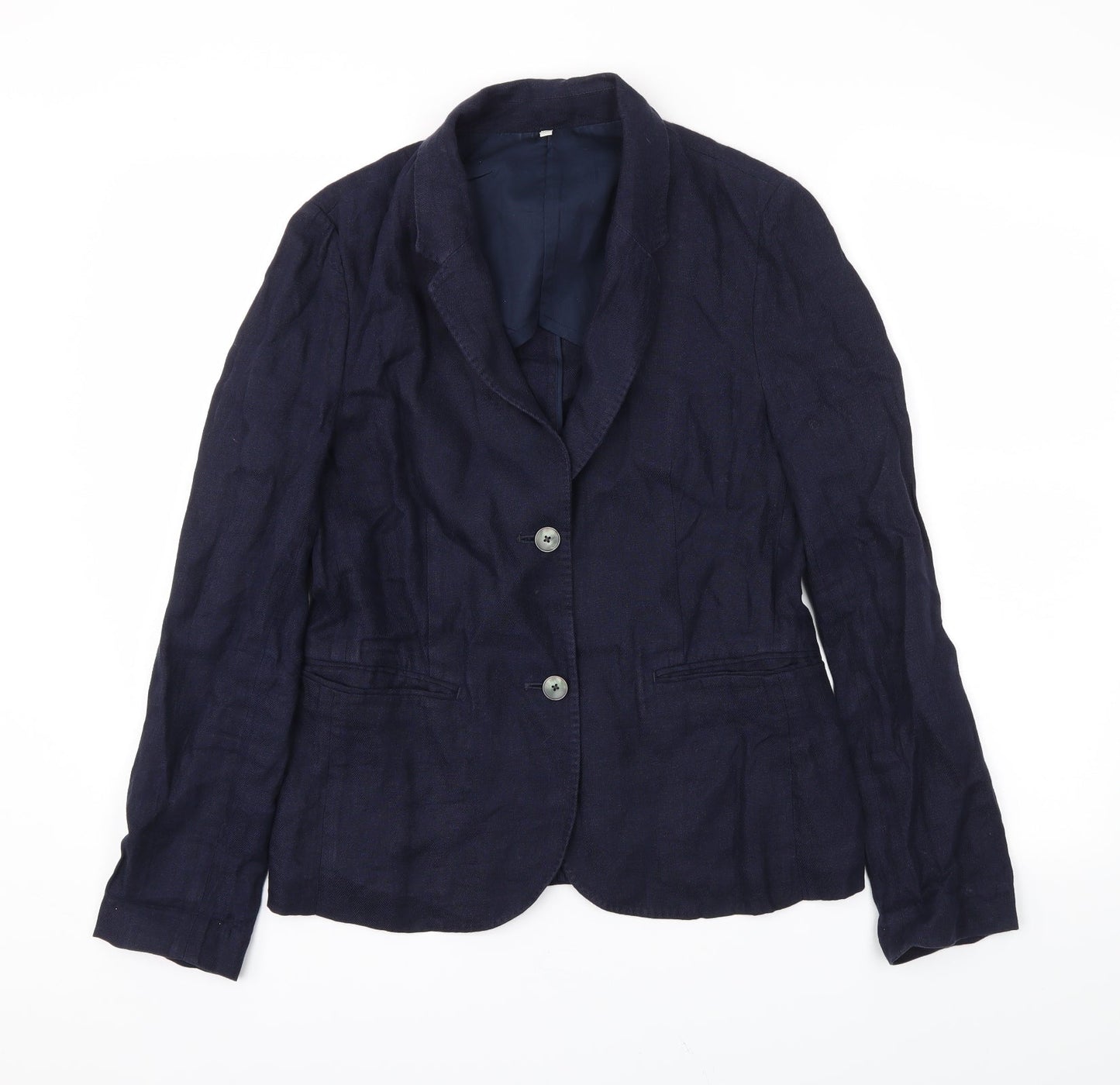 Womens UK Size M Preworn Regular Blue Blazer