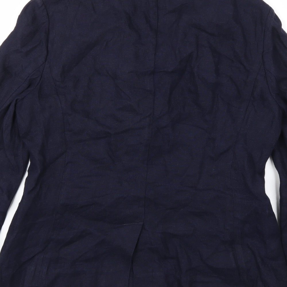 Womens UK Size M Preworn Regular Blue Blazer