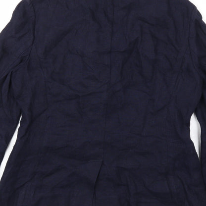 Womens UK Size M Preworn Regular Blue Blazer