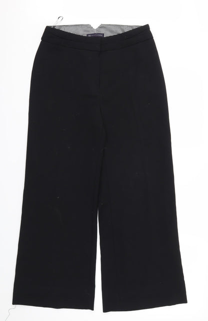 M&S Womens Black   Trousers  Size 10 L27 in