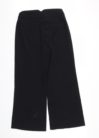 M&S Womens Black   Trousers  Size 10 L27 in