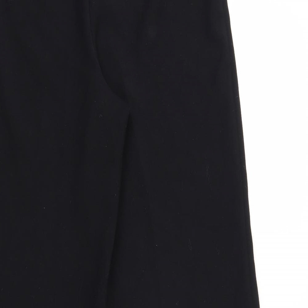 M&S Womens Black   Trousers  Size 10 L27 in