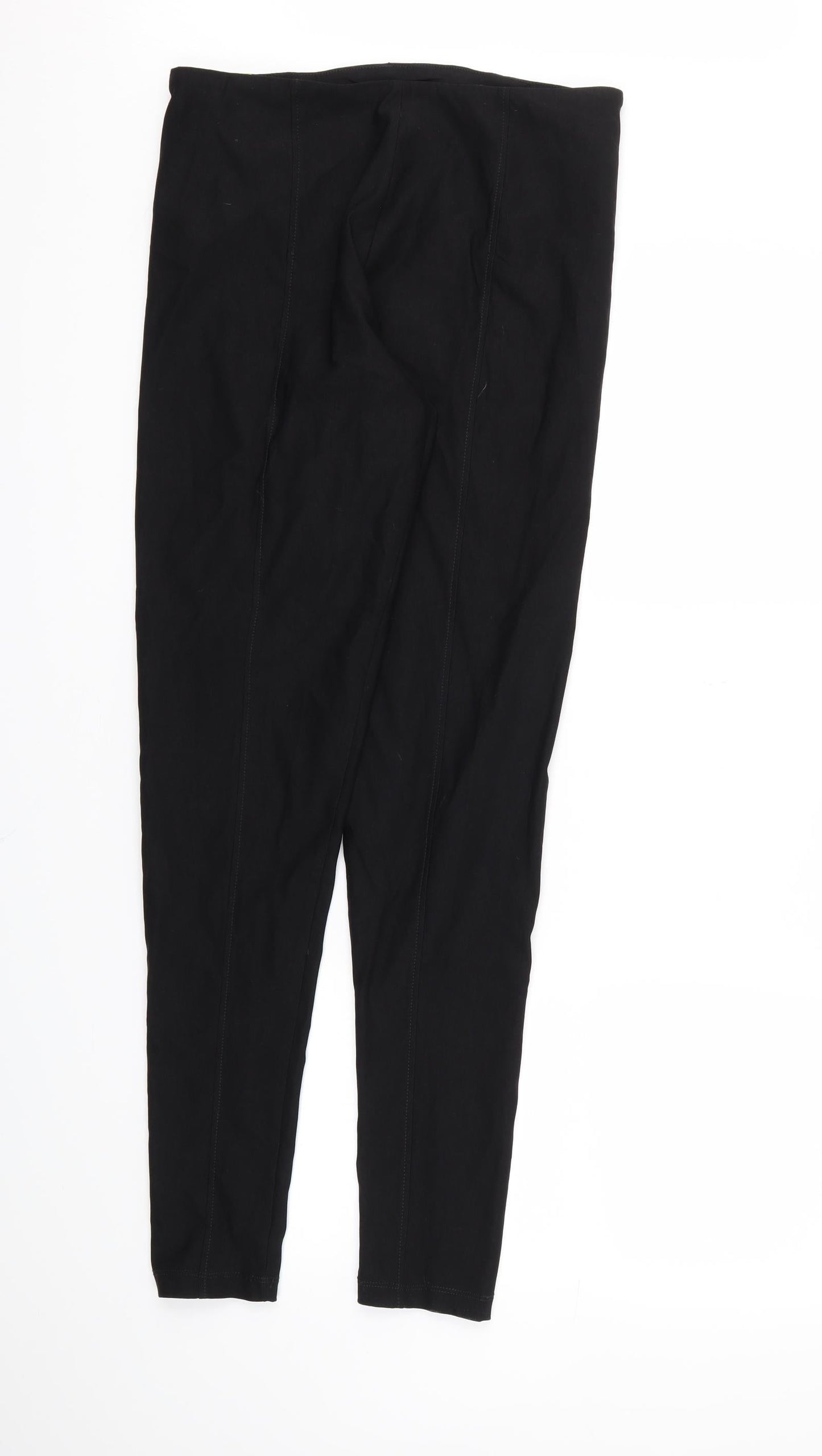 Womens UK Size M TRU Regular Fit Sweatpants Black Trousers