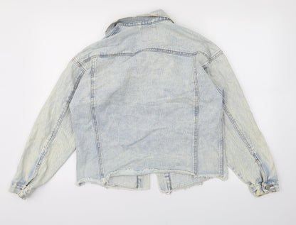 Womens UK Size 8 Denim & Co. Blue Jacket
