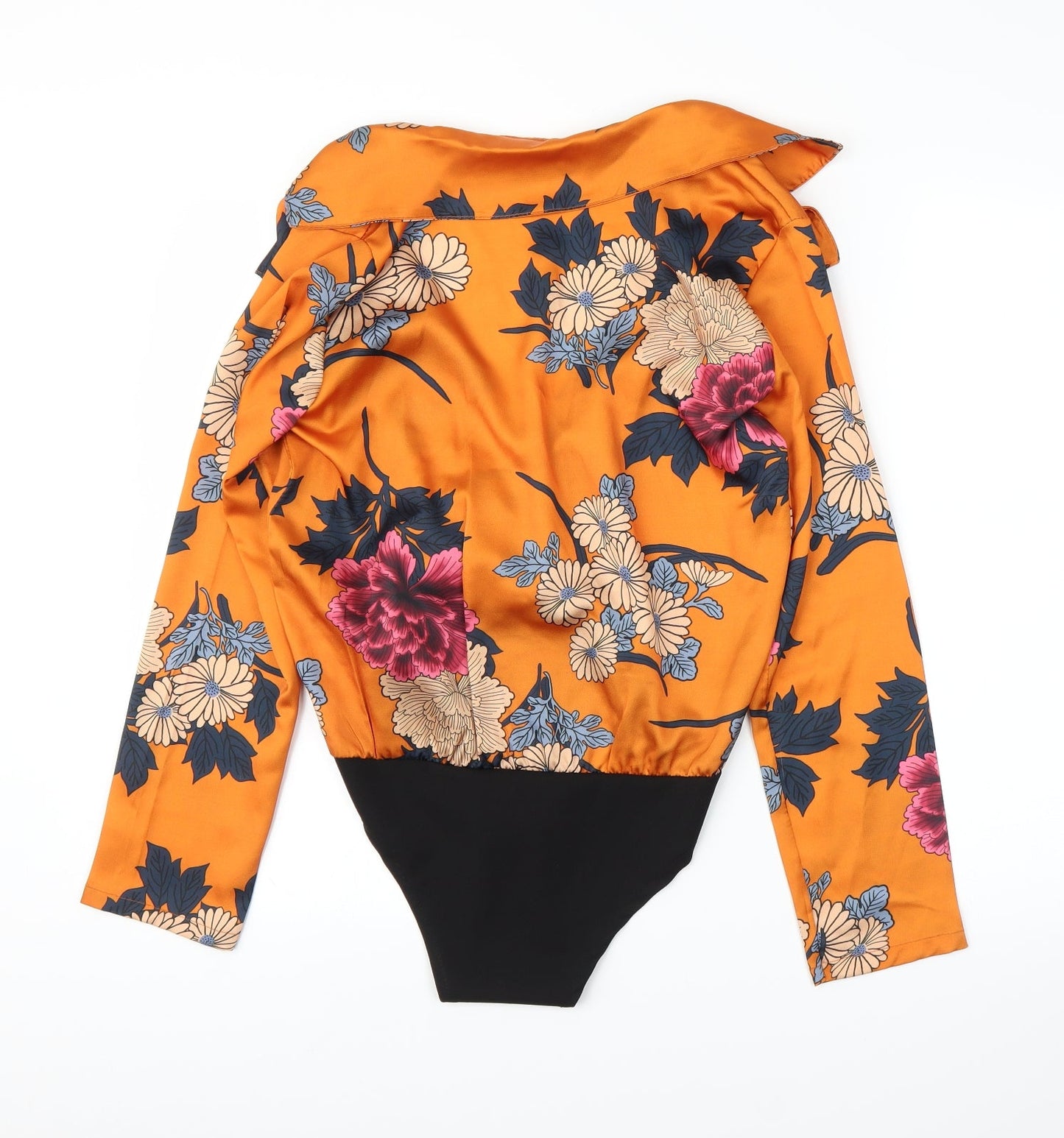 Womens UK Size M Preworn One-Piece Orange Leotard