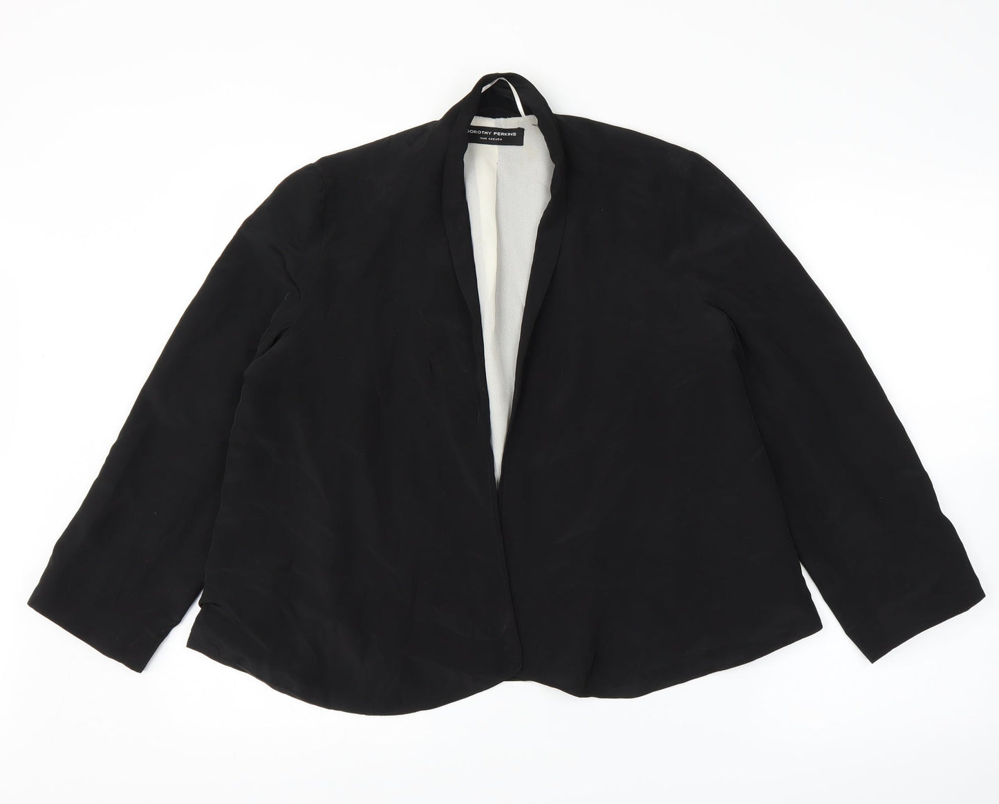 Dorothy Perkins Womens Black   Cardigan Jumper Size 14