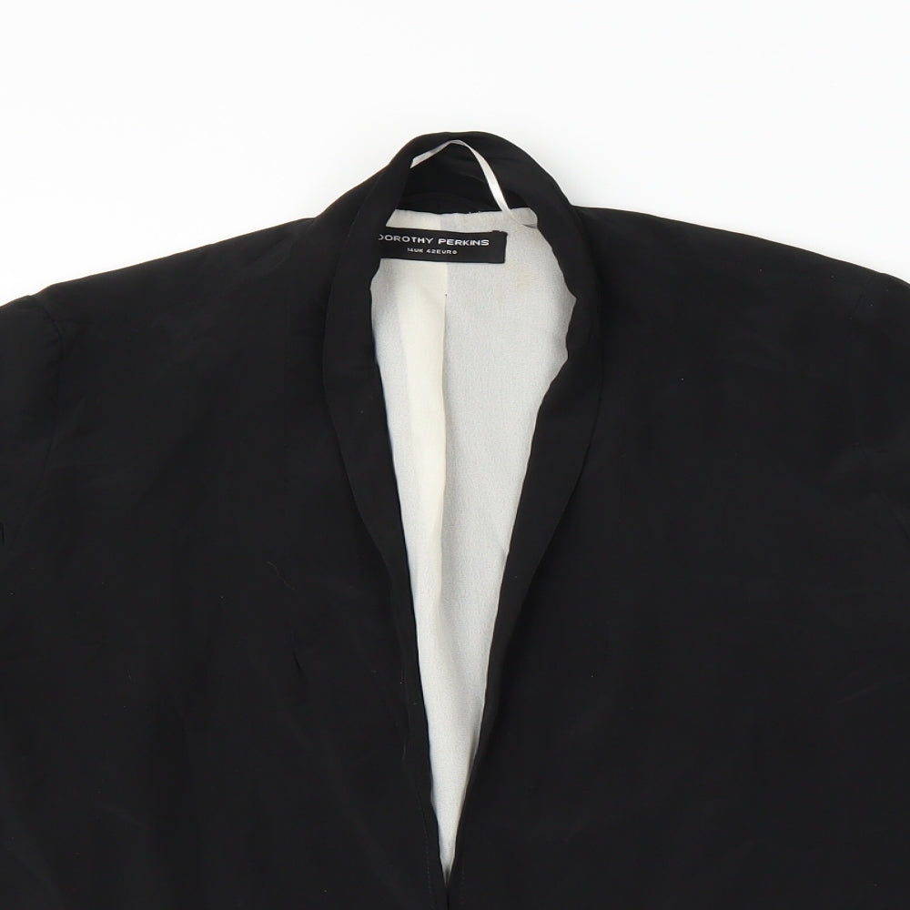 Dorothy Perkins Womens Black   Cardigan Jumper Size 14