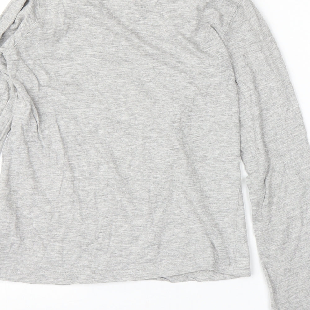 Pep&Co Girls Grey   Basic T-Shirt Size 9-10 Years