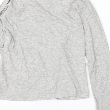 Pep&Co Girls Grey   Basic T-Shirt Size 9-10 Years