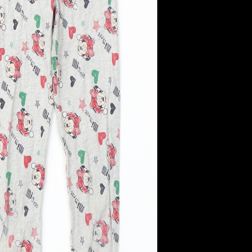 Disney Girls Grey   Capri Pyjama Pants Size 6-7 Years  - Minnie Mouse