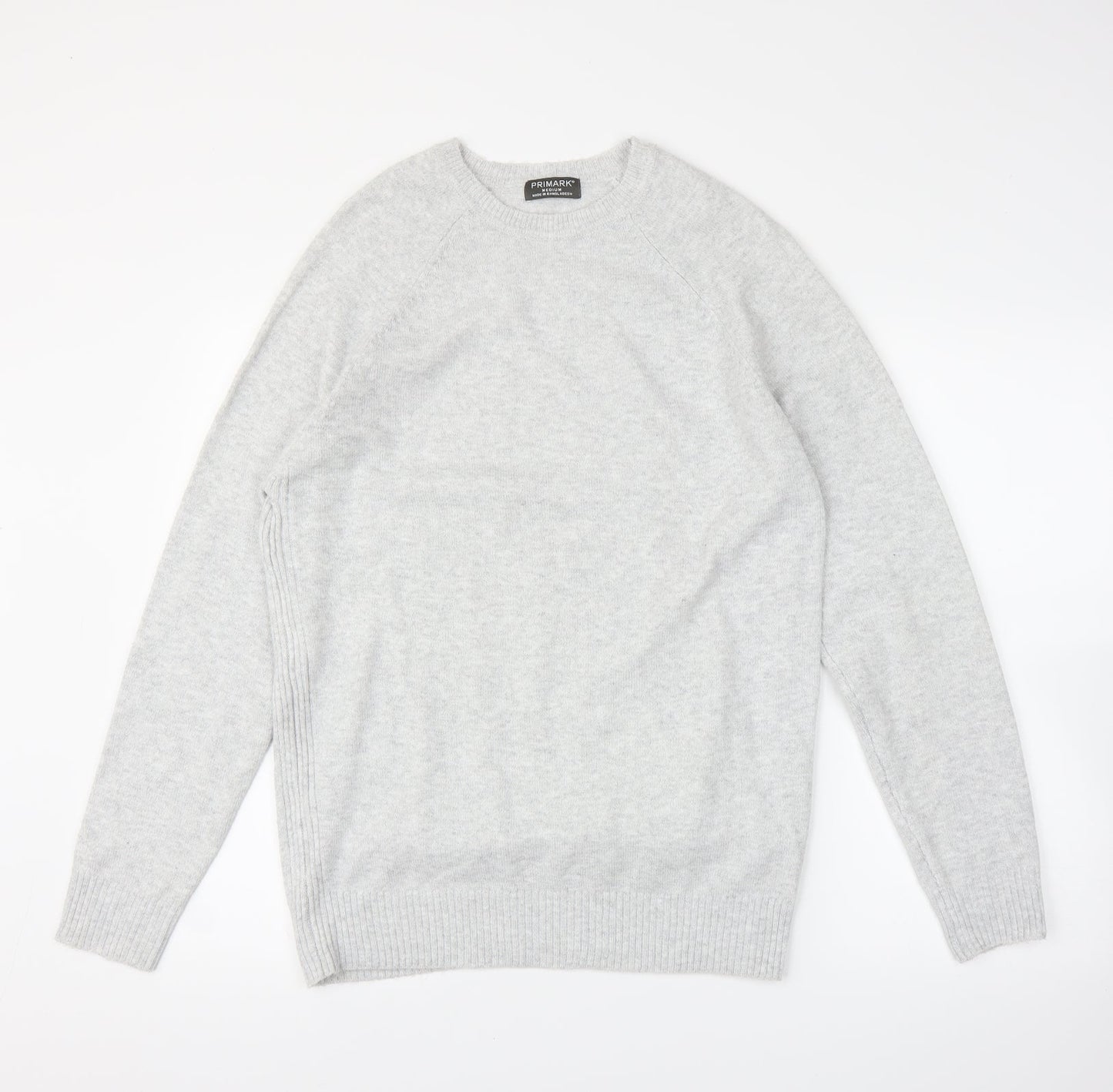 Primar Mens Grey   Pullover Jumper Size M