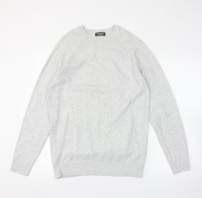 Primar Mens Grey   Pullover Jumper Size M