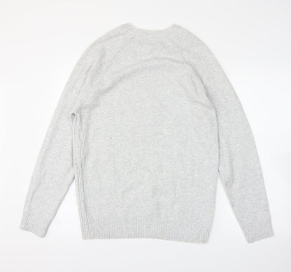 Primar Mens Grey   Pullover Jumper Size M