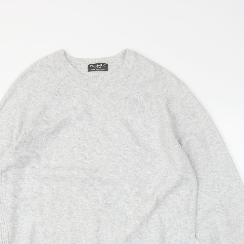 Primar Mens Grey   Pullover Jumper Size M