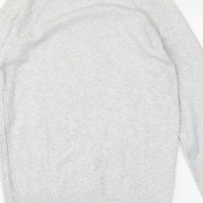 Primar Mens Grey   Pullover Jumper Size M