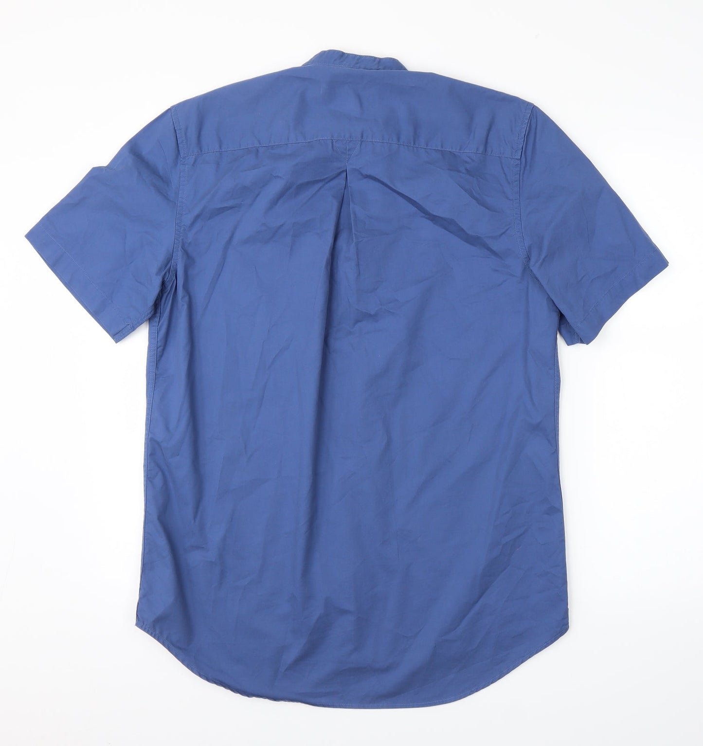 River Island Mens Blue    Button-Up Size M