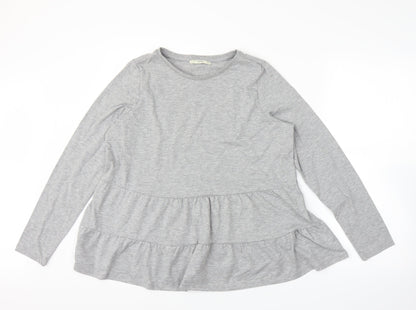 George Womens Grey   Tunic Blouse Size 12