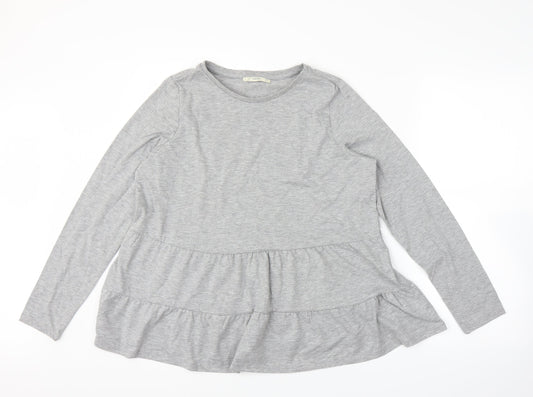 George Womens Grey   Tunic Blouse Size 12