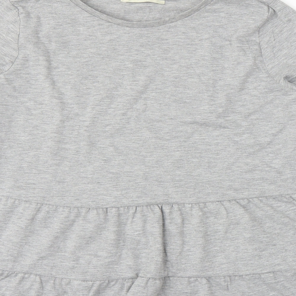 George Womens Grey   Tunic Blouse Size 12
