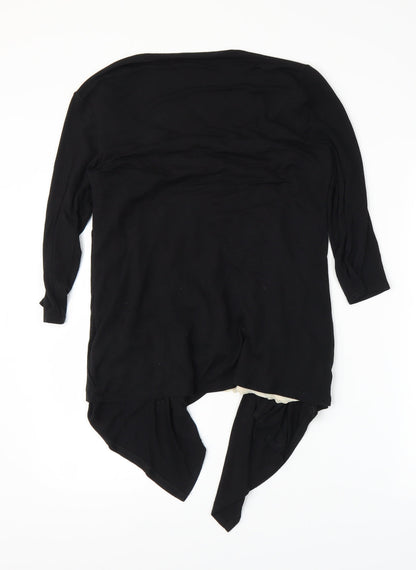 Reflections Womens Black   Cardigan Jumper Size S