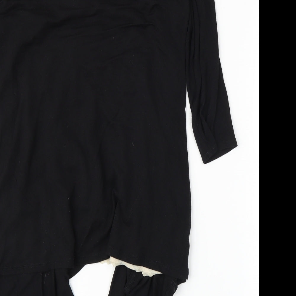 Reflections Womens Black   Cardigan Jumper Size S