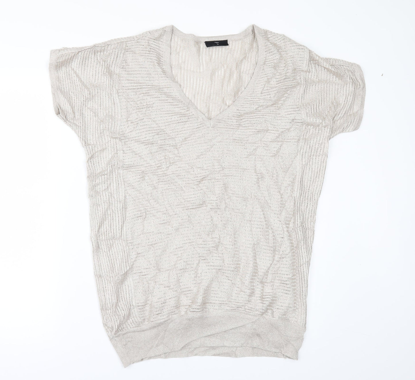 Wallis Womens Gold   Pullover Jumper Size M