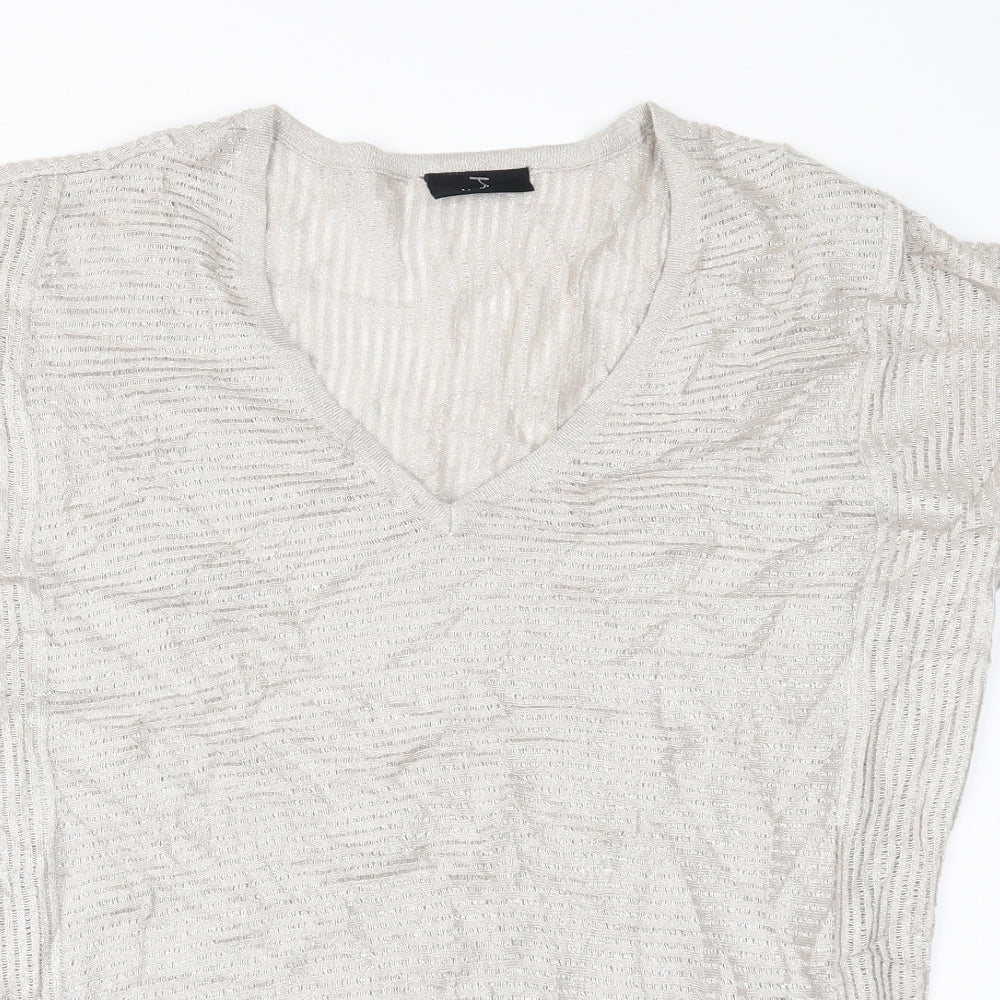 Wallis Womens Gold   Pullover Jumper Size M