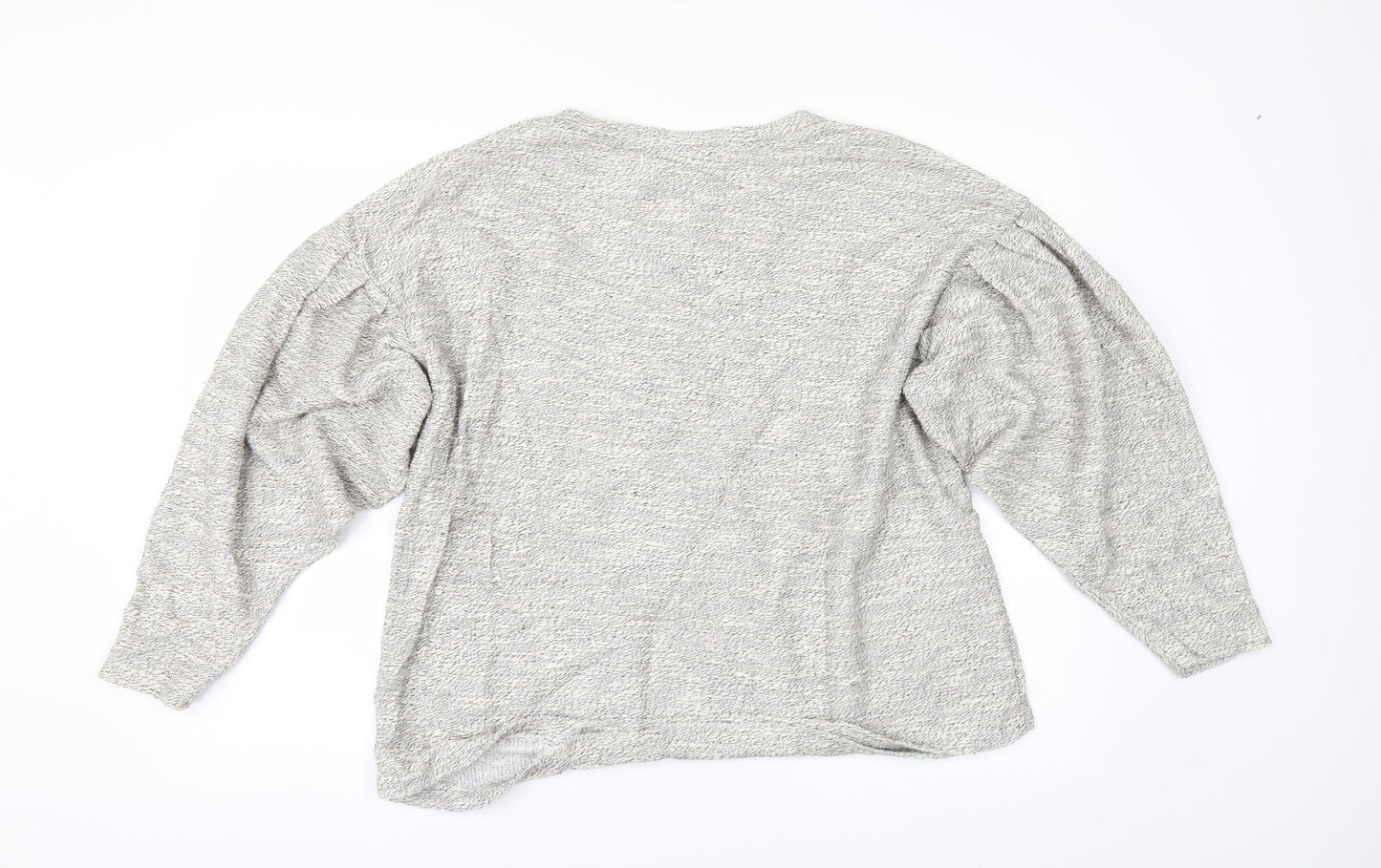 New Look Womens Grey   Pullover Jumper Size M  - PUFF SLEEVE
