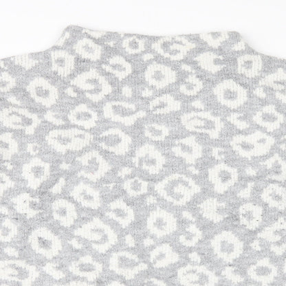 Nutmeg Womens Grey   Pullover Jumper Size 16
